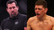 ‘Big’ John McCarthy shares hilarious story of officiating one of Nick Diaz’s early UFC fights: “Hey B****! C’mon B****!”