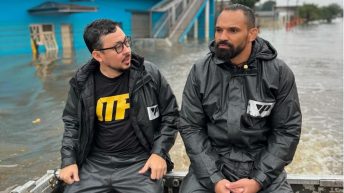 VIDEO | UFC star Michel Pereira helps rescue efforts after horrific floods in Brazil