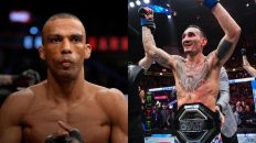 Edson Barboza believes he’s the “one guy” who deserves a BMF title fight against Max Holloway