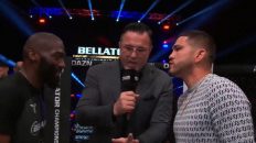WATCH | Cedric Doumbe agrees to fight Anthony Pettis after brutal Bellator Champions Series 2 knockout win